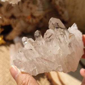 Clear Quartz Cluster White Crystal Quartz Jikefy Rock Energy Tower Collection Home&Office Decoration Shining Stone Exquisite Gift