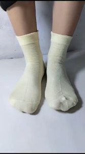 FG Kaos Kaki Panjang Motif Import Murah Motif Polos Pria Wanita Diatas Mata Kaki Kaos Kaki Panjang Office Sport Fashion Olahraga KK-07