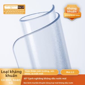 ZHUYUEGE | Bàn Chống Nước Chống Dầu Trong Suốt