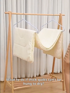 85cm Stainless Steel Extra Length Extra Large Hanger Quilt Bed Sheet Dry Hanger Thicken