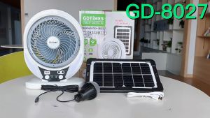 พัดลม พัดลมอัจฉริยะ พัดลมโซล่าเซล มีแบตความจุใหญ่ในตัว พร้อมไฟLEDโซล่าเซล ใช้ทั้งบ้านและแคมป์ปิ้ง ซึ่งสามารถพัดลมตั้งโต๊ะ พัดลมตั้งพื้น พัดลมพกพา พัดลมแคมป์ปิ้ง และพัดลมแสงอาทิตย์ได้ สำหรับคนที่รับรื่นที่ต้องการความปลอดภัย ใช้ �