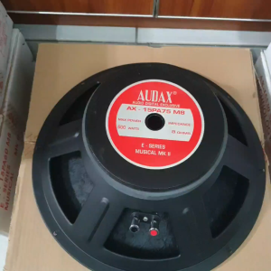 SPEAKER WOOFER AUDAX AX 15 PA 75 FULL RANGE 15in 15 inch 600 WATT 15PA75 AX 15PA75 M8 ORIGINAL AUDAX INDONESIA