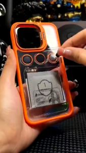 JP-Luxury Invisible Folding Holder Stand Phone Cases For iPhone 12 13 14 15 Pro Max 11 Case With Lens Film Ring Metal Bracket Soft Bumper Transparent Hard Back Cover