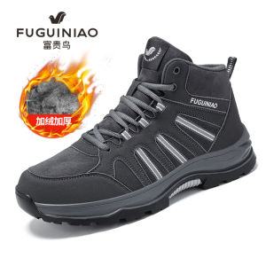 Anti-Slip Elderly Womens Shoes Autumn Winter Fleece Lined Walking Sports Soft Bottom Cotton Shoes Comfortable Casual Footwear