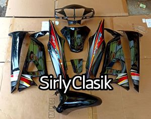 Cover Body Fullset Halus Kasar Honda Supra Fit New Warna Hitam