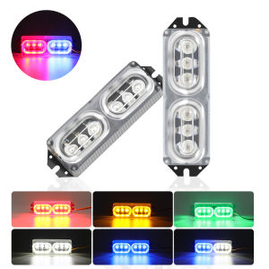 Colorful Explosion Flash LED Motorcycle Electric Vehicle Modification Tail Light License Plate Light Rear Change Light 12V24V