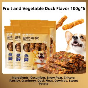 hipidog | Vegetable and Fruit Natural Flavor Dog Treats for Teeth Cleaning Chews for Training Small Dogs