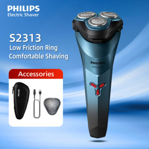 PHILIPS S2313 Electric Shaver Beard Trimmer Smooth 3 Blade 4-Way Floating Head Mens Dry Wet Fast Shaving Washable Shear Razor