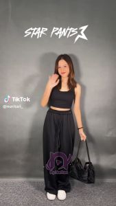 Celana Star Pants Gombrong Panjang Bahan Fleece Bisa COD Termurah Viral