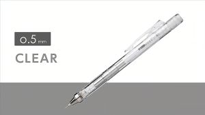 Bút chì bấm Tombow Mono Graph Shaker clear body