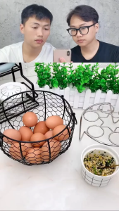 Dụng cụ tách vỏ trứng gà luộc siêu nhanh tiện lợi