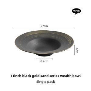 YOGEHOME | Ceramic Dishes for Home and Hotel Use - Salad Plate Soup Plate Pasta Plate