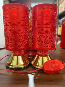Lampu Wedding Elektrik / Wedding Table Lamp Set Sangjit Chinese Wedding