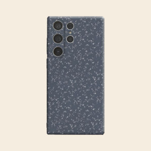 Gray Tiny Vine Flower Luxury Fashion Full Lens Protective Case for Samsung Galaxy S26 S25 S24 A56 A36 Plus Ultra