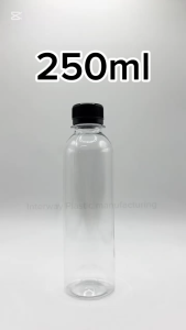 250ml Round Bottle PET mineral water bottle_50pcs