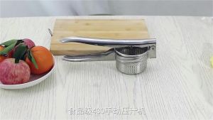 Kitchen Multifunctional Tool Stainless Steel Manual Juicer For Fruits And Vegetables Vegetable Filling Squeezer Simple Operation