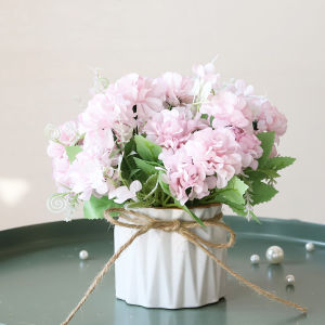 ช่อดอกไม้เซรามิกปลอม ชุดตกแต่งโต๊ะกาแฟ ช่อดอกไม้ประดับตกแต่งบ้าน ดอกไม้เทียม ดอกไม้ผ้าไหม ดอกไม้สำหรับงานแต่งงาน ดอกไม้สำหรับประตู