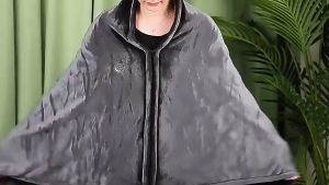 USB Electric Heating Blanket Warm Shawl Coral Fleece Plush 3-speed Adjustable Warming Mat Cushion Double-sided Winter Warm Pad