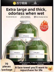 AMORTALS | Thickened Facial Cleansing Towel Womens Disposable Makeup Remover Towel Roll Tube Wash Towel Soft Tissue Towel for Face Cleaning