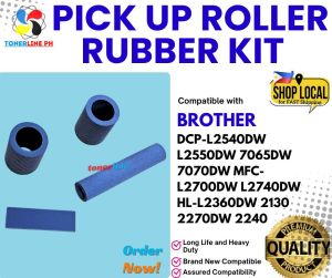 PICK UP ROLLER KIT SET BROTHER DCP-L2540DW L2550DW 7065DW 7070DW MFC-L2700DW L2740DW  HL-L2360DW 2130 2270DW 2240