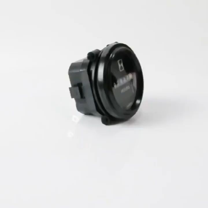 DC 6-80V Digital Hour Meter Counter Quartz Timer Waterproof Gauge ...
