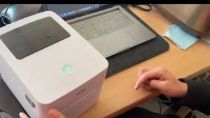 Máy In Nhiệt Deli Khổ A6 A7 Cao Cấp Chính Hãng Dạng Hộp Máy In Đơn Hàng Minicode Phiếu Gửi Logo Decal Tự Dán Bảo Hành 12 Tháng Máy In Nhiệt Tự Dính Cho Nhà Bán Hàng Đầu In Công Nghệ Nhật Bản