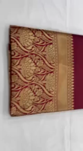 [PRE ORDER : 10 DAYS] Maroon Soft Lichi Silk Saree with Rich Pallu & All-Over Jacquard Work | 2026 Collection_ 6051 ( Normal or Ready to Wear Saree)