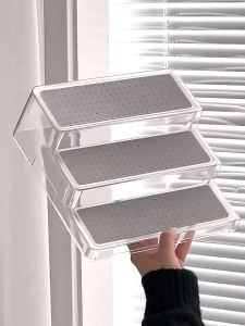 Telescopic Perfume Organizer Makeup Organizer Cosmetic Organizer Non-Slip Acrylic Display Tempat Letak Perfume 香水 收納架
