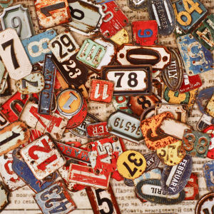 24 ชิ้น Retro ตัวอักษร หมายเลขและสัญลักษณ์ป้ายสติกเกอร์สติกเกอร์ Scrapbooking ไดอารี่ Vintage ตกแต่งขยะสมุดบันทึกสติกเกอร์