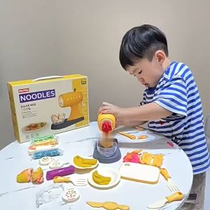 BF-M305 Mainan Cetakan Playdough Set Anak Mesin Noodle Maker / Mainan Edukasi Plastisin Clay Mie Ice Cream Cake Kids Set