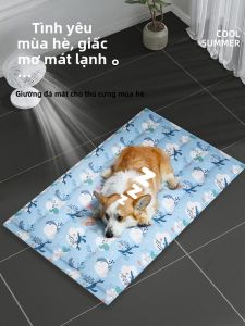 MONLEYTA | Thảm mát màng đá cho thú cưng Thảm mát mùa hè cho chó và mèo Chăn làm mát sàn cho chó và mèo Thảm làm mát cho thú cưng