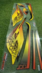 Striping Scoopy 2017 Sampai 2020 Bahan Sticker Bening Transfaran Polet