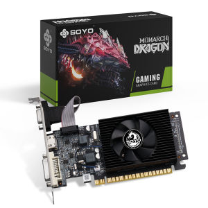 SOYO | SOYO NVIDIA GPU GT610 2G Half-height Graphics Card DDR3 64Bit 40nm Gaming Video Cards Desktop Computer components VGA HDMI DVI