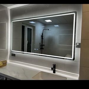 【Ready stock】5in1 LED Bathroom mirror wall with led light Smart mirror Multifunction Mirror Light Anti Fog European style