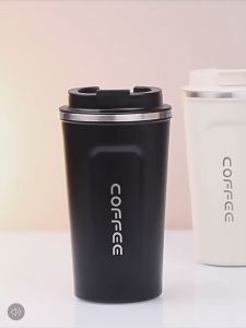 Sohoo แก้วกาแฟ แก้วเก็บอุณหภูมิ Hot&cold แกว้ในเป็นสแตนเลส304  พร้อมฝา 510ml