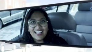 12inch Car Blind Spot Rear View Mirror HD Panoramic Anti-Glare Rear View Mirror Wide Angle Mirror