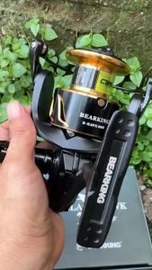 MÁY CÂU BEARKING Black-Hawk PHUN KIM LOẠI KHÁNG MẶN CAO TẢI CÁ KHỎE TÂY QUAY ĐỘ NÚM TRÒN TO MẪU 2024