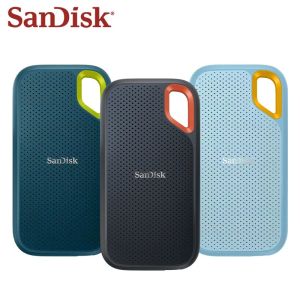 SanDisk Extreme Portable SSD E61 Fast NVMe Read Speed 1050MB/s 4T 2T 1T USB3.2 Gen2 TYPC-C waterproof Black Blue Green PSSD