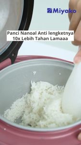 Panci Rice Cooker Magic Com Miyako 06 12 18 2 Liter NANOAL Anti Lengket (DIJAMIN ORI)
