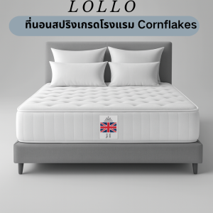 Lollo ที่นอนสปริง หนา8นิ้ว รุ่น Cornflaks นอนสบายรองรับสรีระร่างกาย นอนสบายทั้งคืน COD