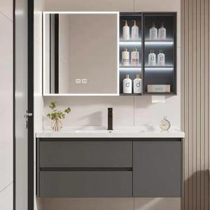 Honeycomb Aluminum Thickening Smart Bathroom Cabinet with Sink