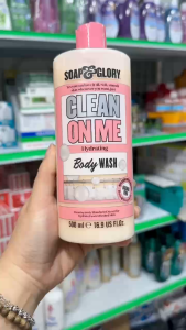 Sữa tắm Boots Soap and Glory Clean On Me Thái Lan 500ml