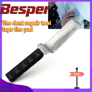 Car Dent Repair Tool Stainless Steel Z-Type Rubber Handle Leveling Flapping Pad Body Dent Removal Tool