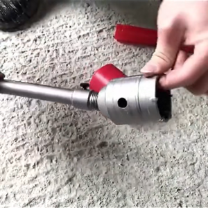 Concrete Wall Hole Saw Cutter 30-160mm for Air Conditioner Installation - Metal Brick Drilling Tool