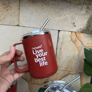 Tumbler Coffe Tea Gelas Hblf 500 ml Stainless Sus 304 Panas Dingin