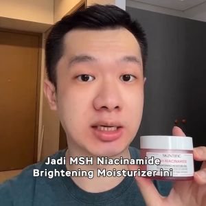 【Skintific Official】SKINTIFIC Moisturizer- MSH Niacinamide Brightening Moisturizer Gel 30g | Brightening Cream Moisturizer Day Cream Night Cream Skincare