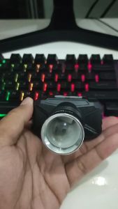 Senter Kepala LED Headlamp Super Terang Bisa Zoom 3 Mode Cahaya