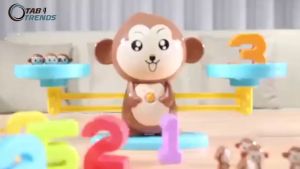 Mainan Anak Monkey Balance - Mainan Anak Timbangan Pintar - Belajar Menghitung Matematika