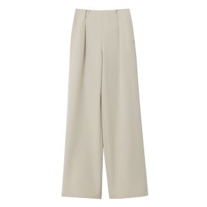 AMII | Stylish Pleated Wide Leg Pants