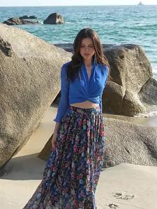 Floral Slim Fitting Outfit
